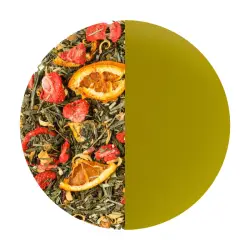 Herbata zielona z owocami Orange Green